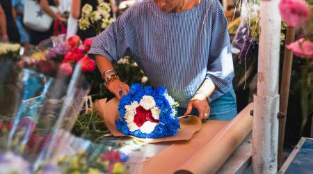 marché fleurs